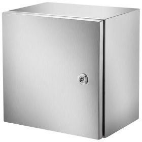 VEVOR NEMA Stainless Steel Enclosure, 12 x 12 x 8'' NEMA 4X Steel Electrical Box, IP66 Waterproof & Dustproof, Outdoor/Indoor Electrical Junction